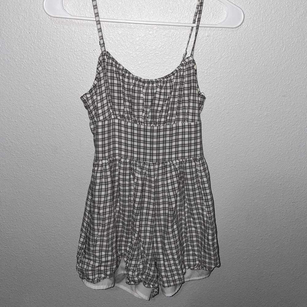 Plaid Hollister Romper